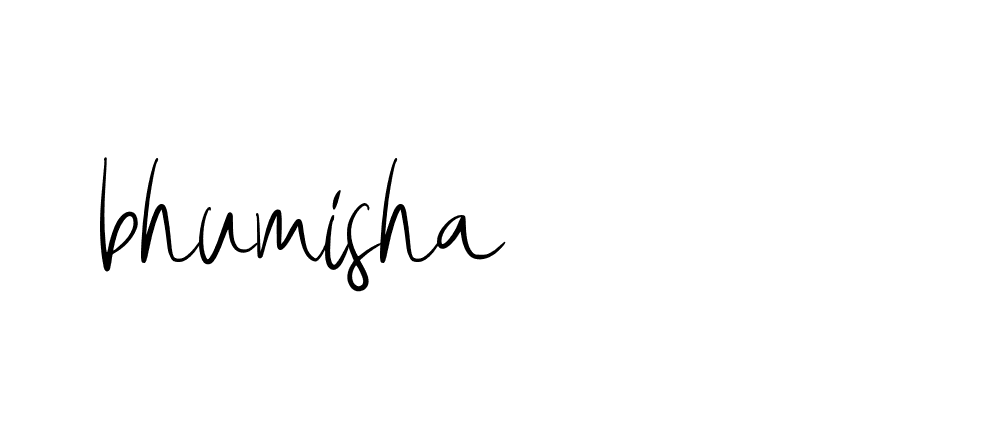 Signature of bhumisha