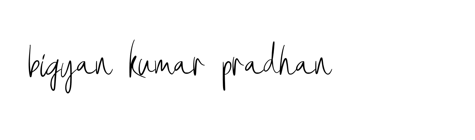 Signature of bigyan-kumar-pradhan