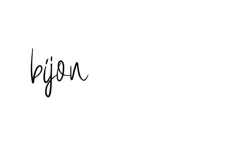 Signature of bijon