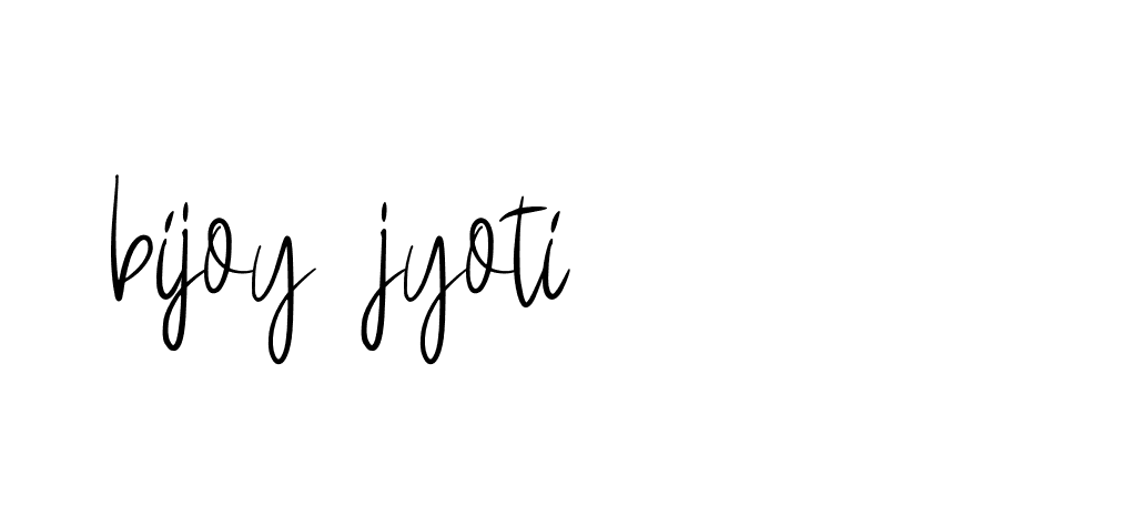 Signature of bijoy-jyoti