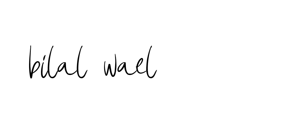 Signature of bilal-wael