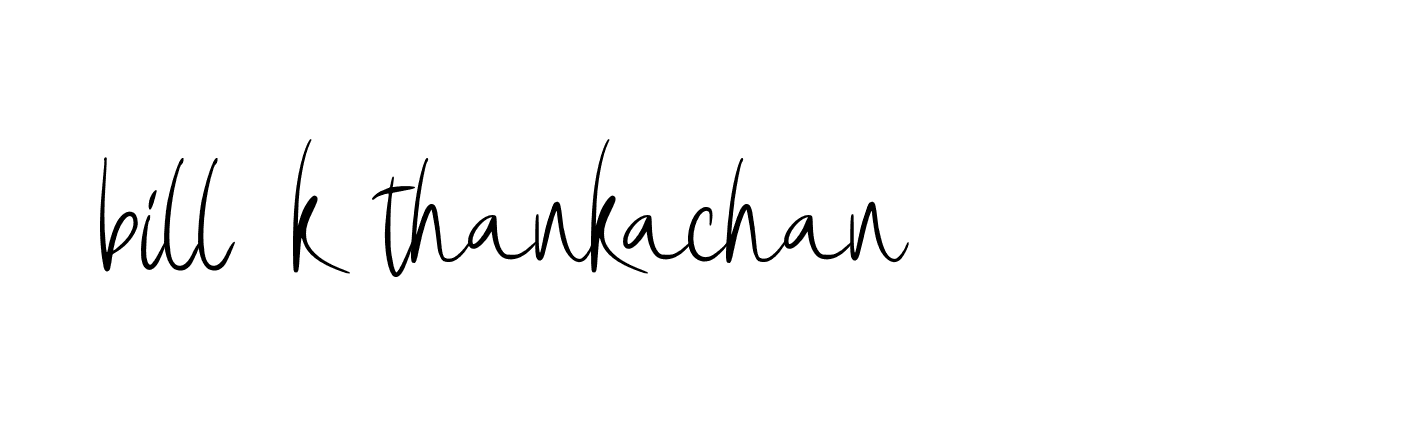 Signature of bill-k-thankachan