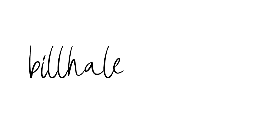 Signature of billhale