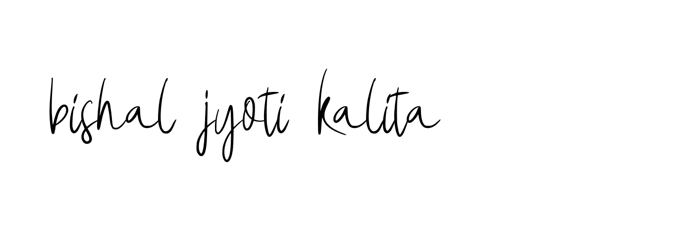 Signature of bishal-jyoti-kalita