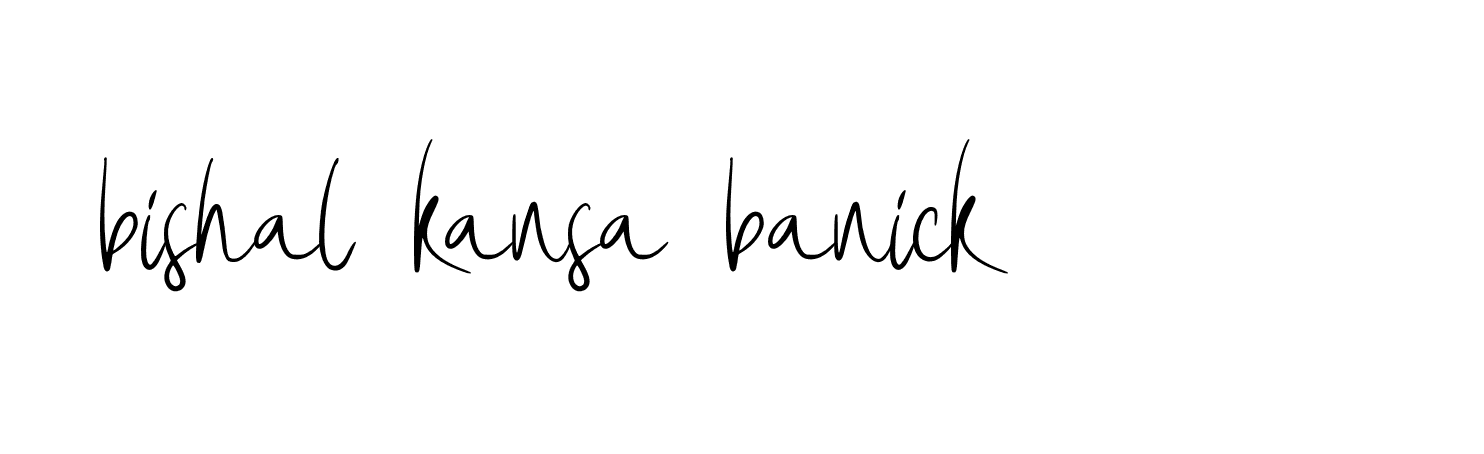 Signature of bishal-kansa-banick