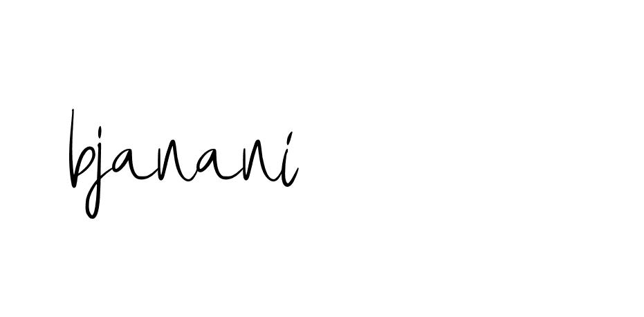 Signature of bjanani