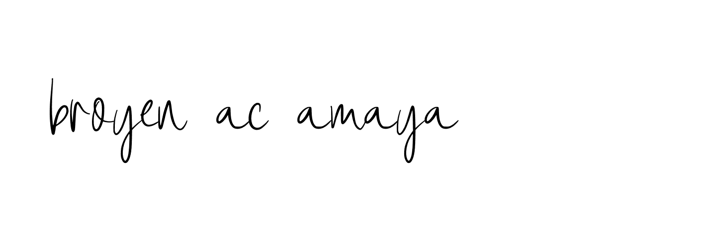 Signature of broyen-ac-amaya