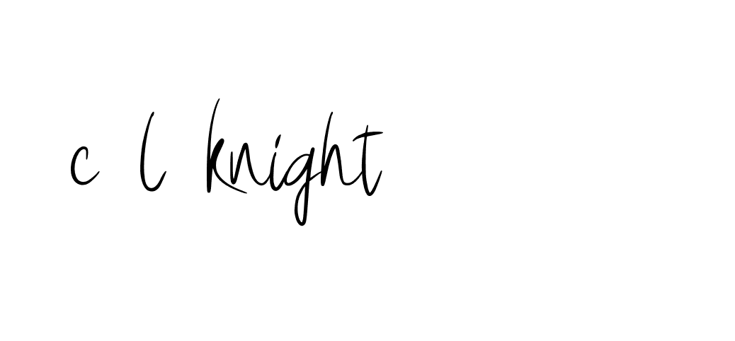 Signature of c-l-knight