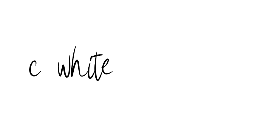 Signature of c-white-