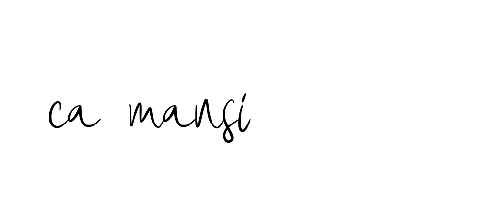 Signature of ca-mansi