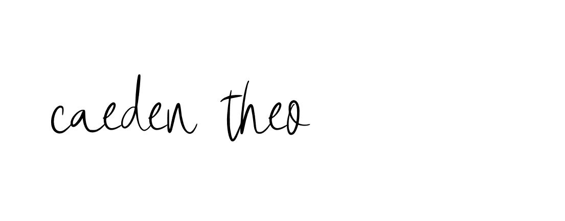 Signature of caeden-theo