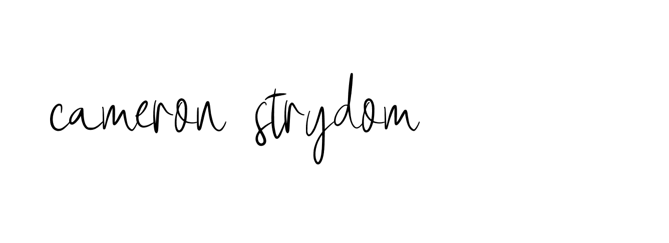 Signature of cameron-strydom