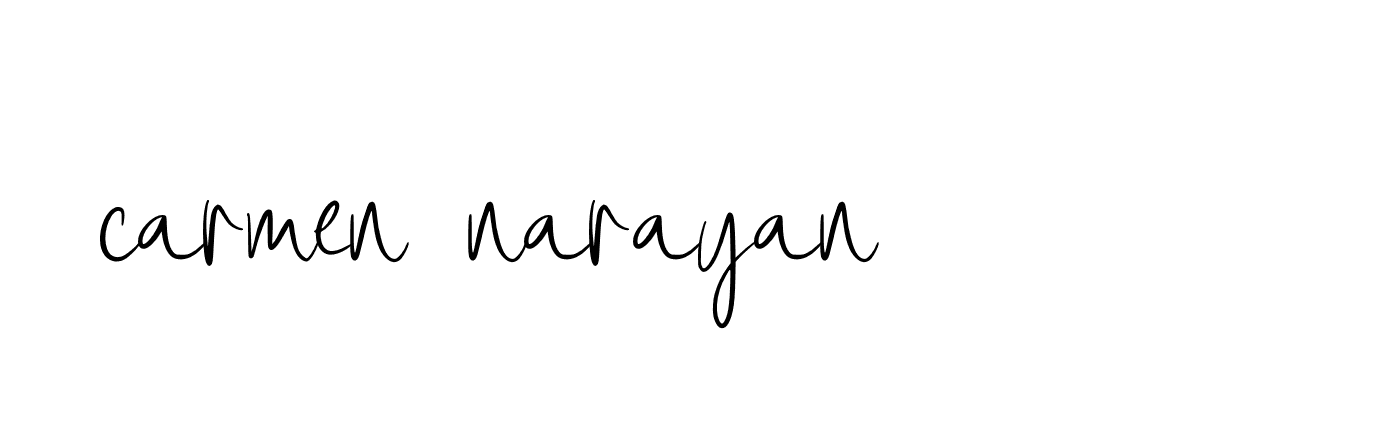 Signature of carmen-narayan