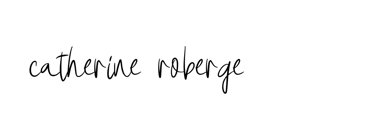 Signature of catherine-roberge