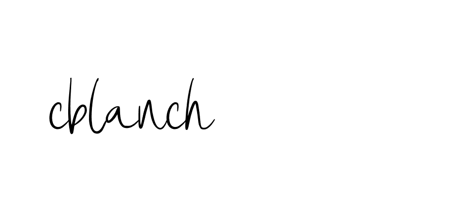 Signature of cblanch