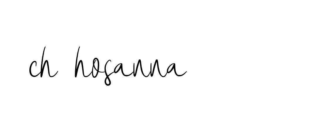 Signature of ch-hosanna