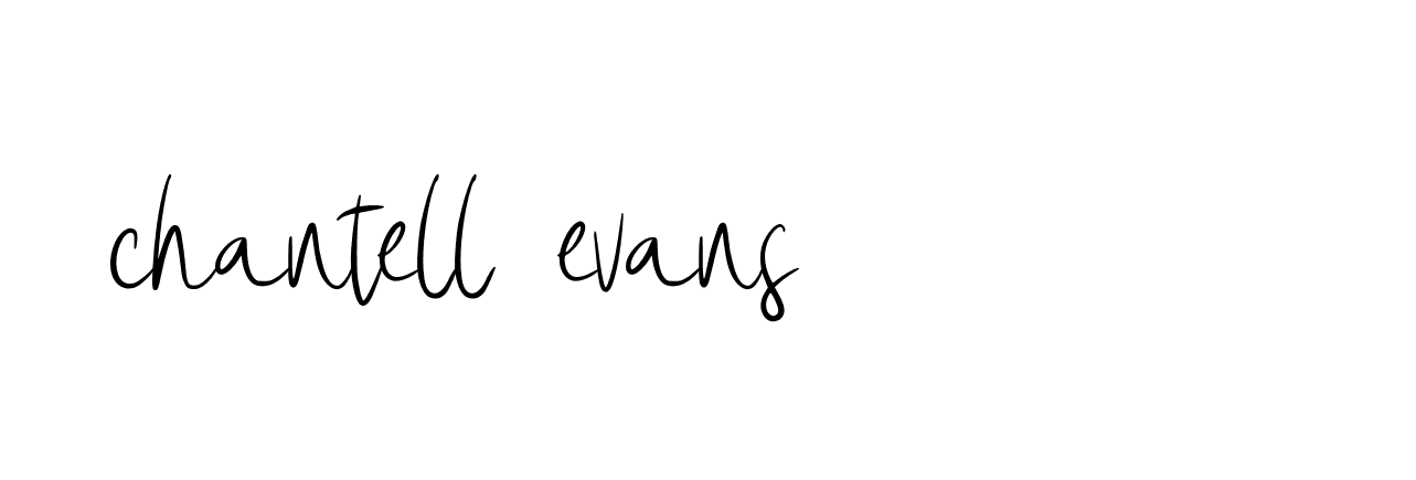 Signature of chantell-evans-