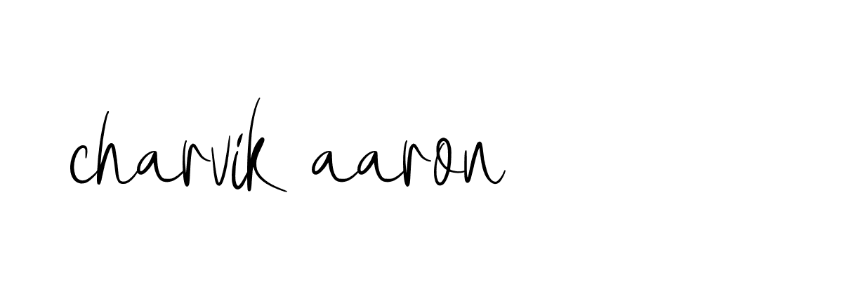 Signature of charvik-aaron