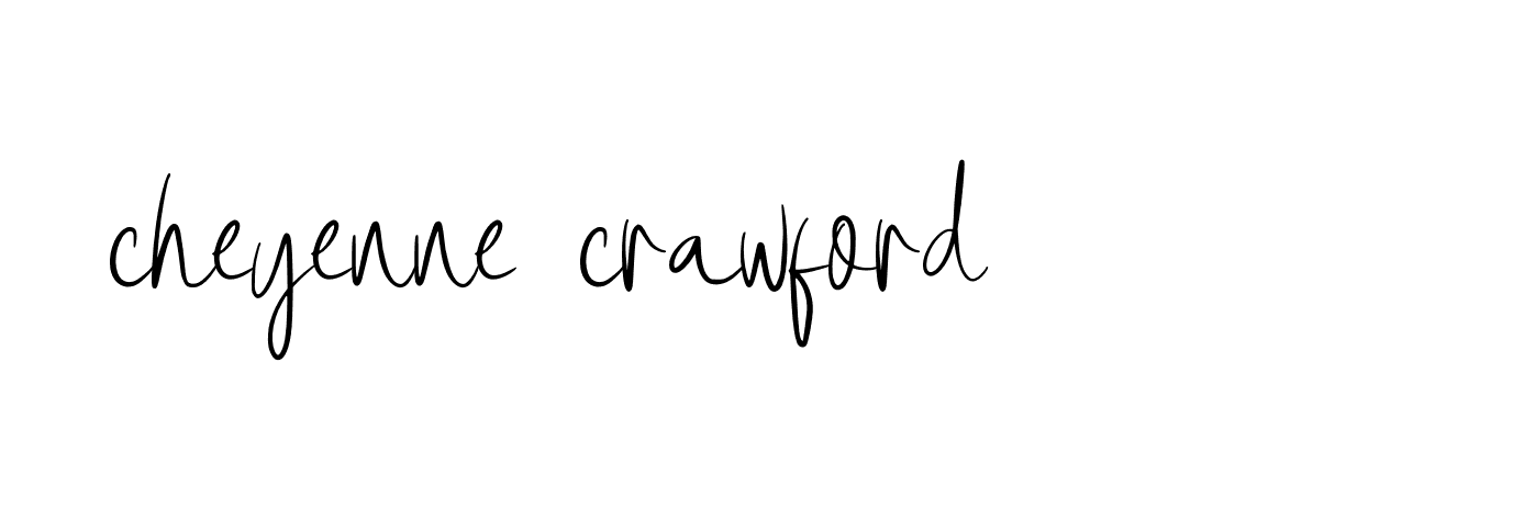 Signature of cheyenne-crawford