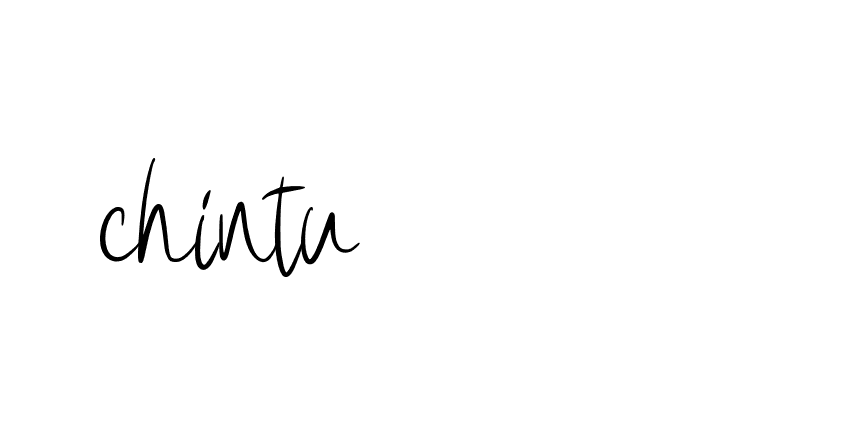 Signature of chintu