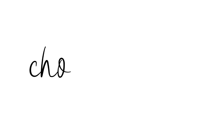 Signature of cho