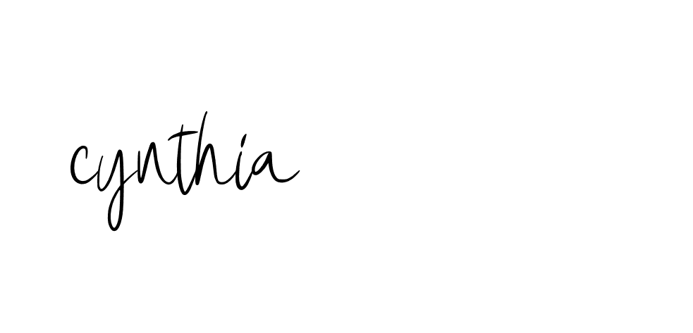 Signature of cynthia-