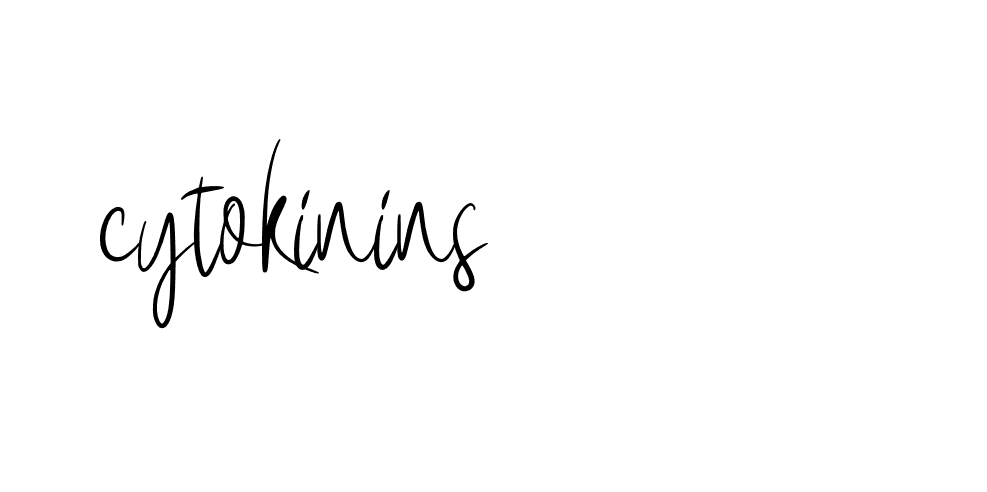 Signature of cytokinins