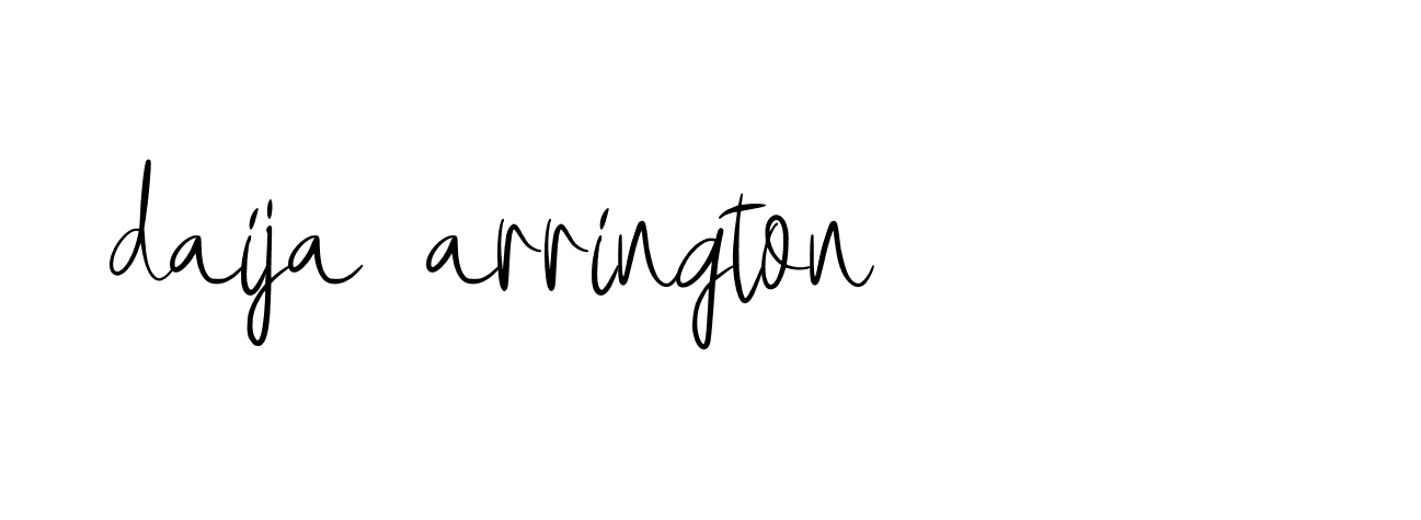 Signature of daija-arrington