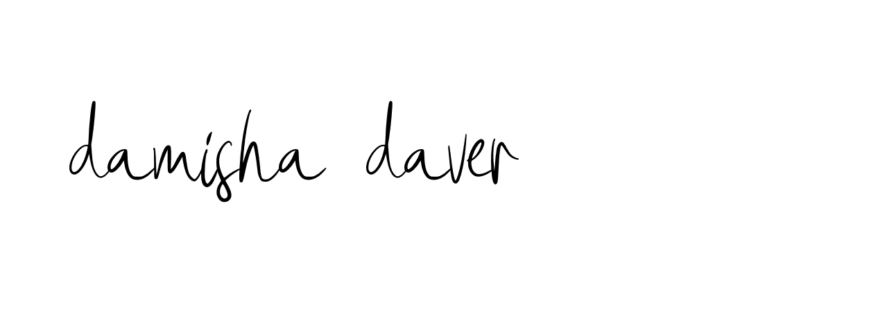 Signature of damisha-daver