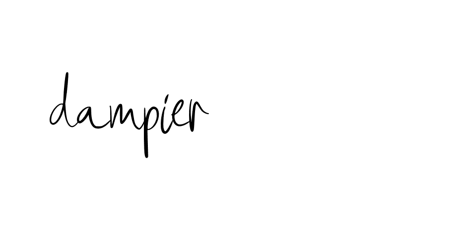 Signature of dampier