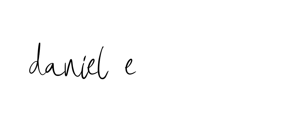 Signature of daniel-e