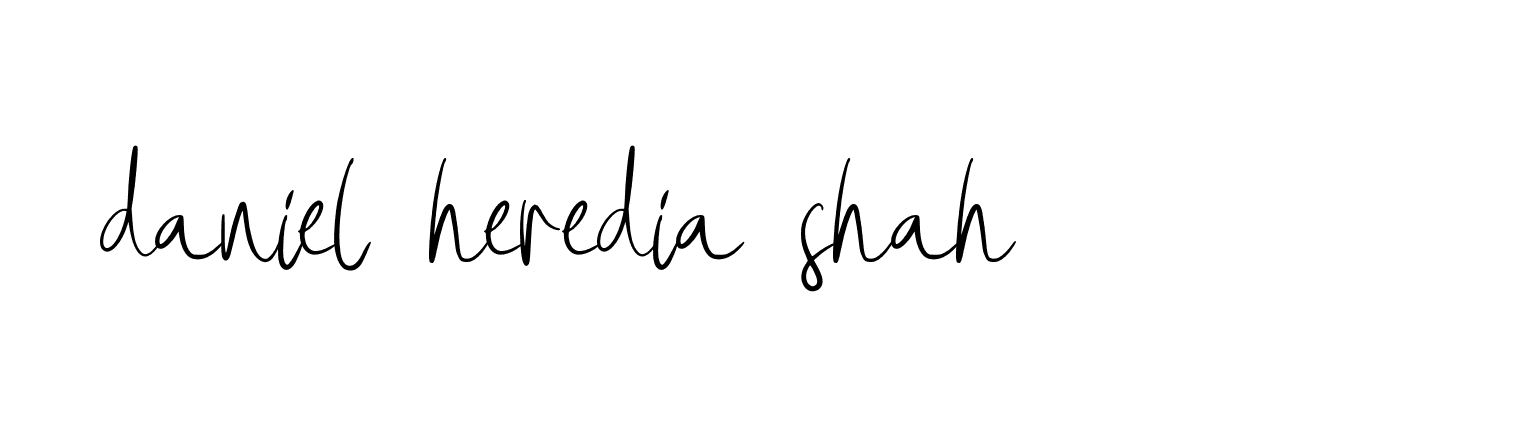 Signature of daniel-heredia-shah