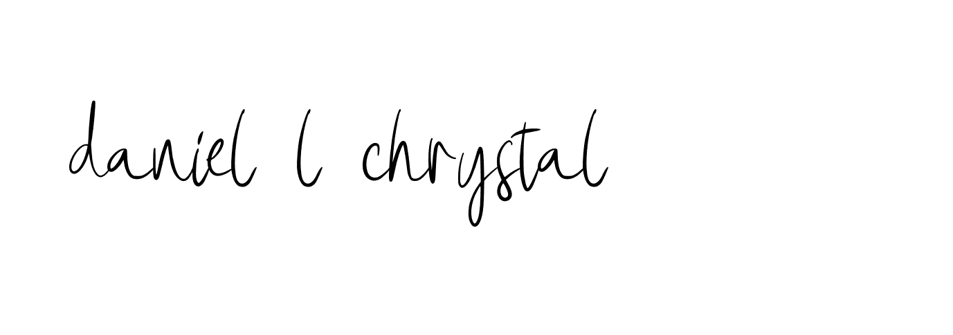 Signature of daniel-l-chrystal