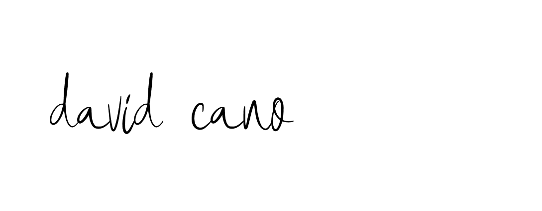 Signature of david-cano