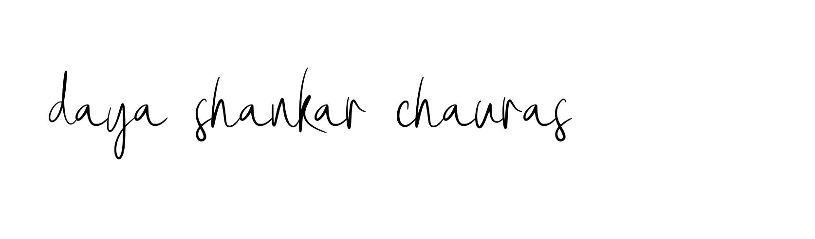 Signature of daya-shankar-chauras