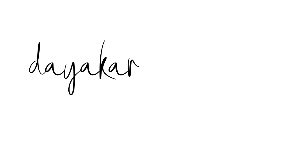 Signature of dayakar