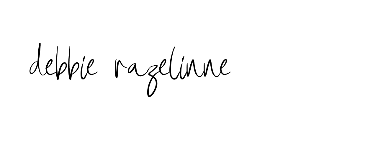 Signature of debbie-razelinne