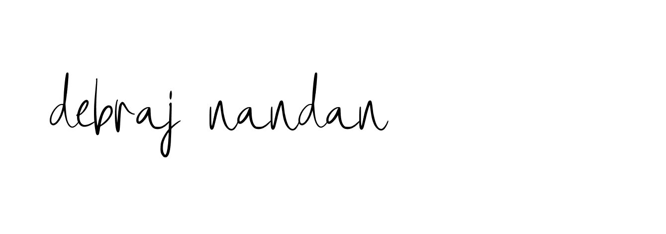 Signature of debraj-nandan-