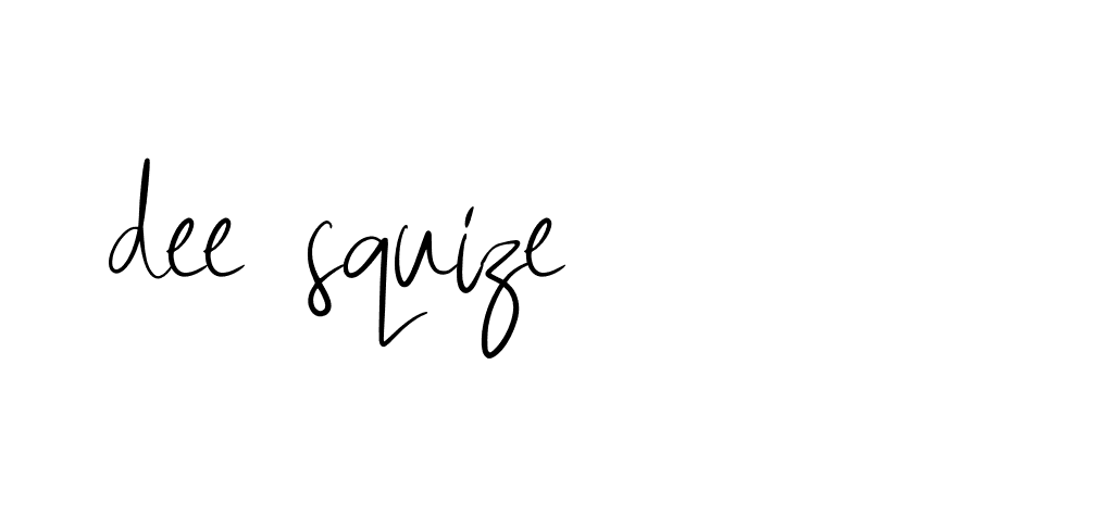 Signature of dee-squize