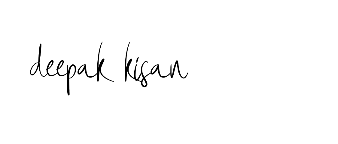 Signature of deepak-kisan