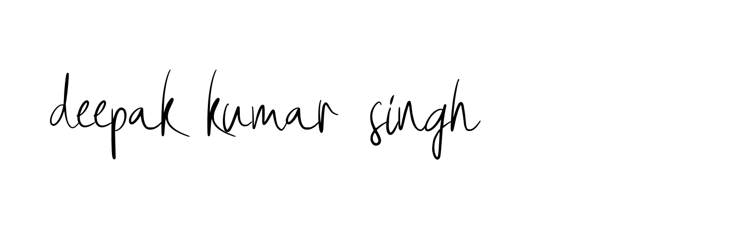 Signature of deepak-kumar-singh