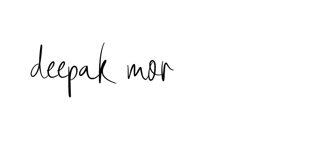 Signature of deepak-mor