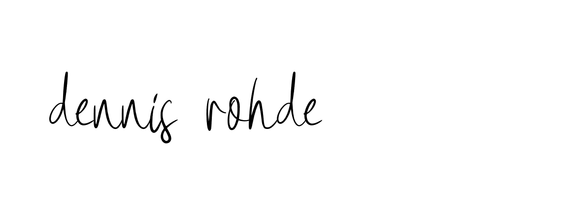 Signature of dennis-rohde