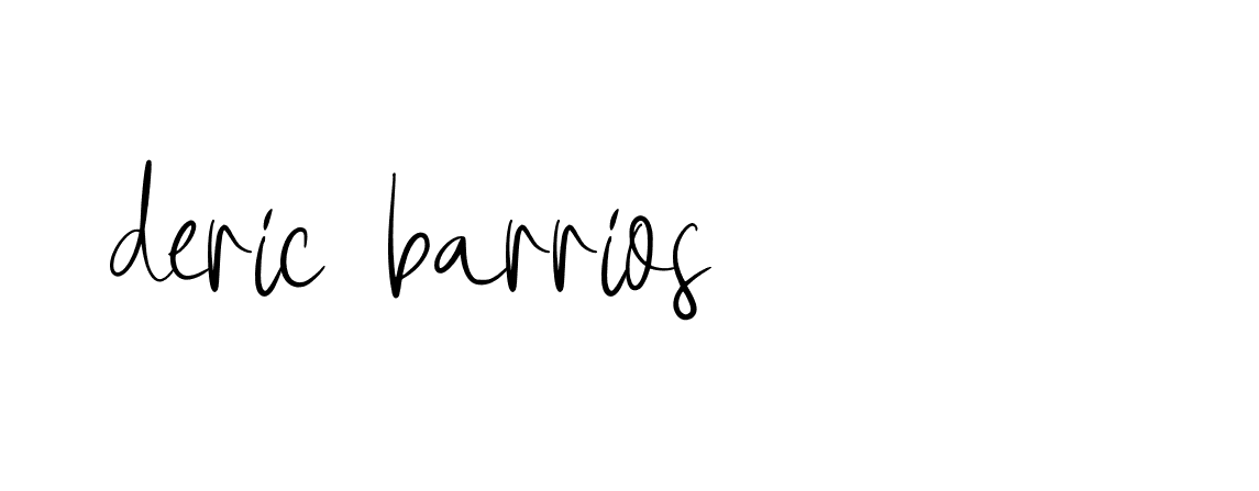 Signature of deric-barrios