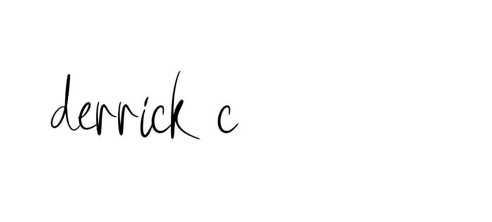 Signature of derrick-c