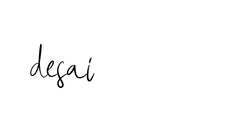 Signature of desai