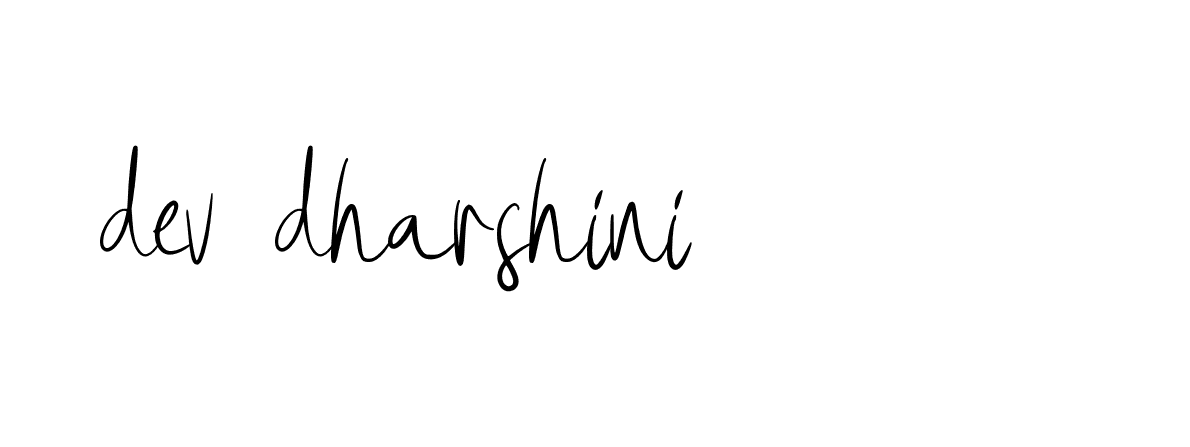 Signature of dev-dharshini