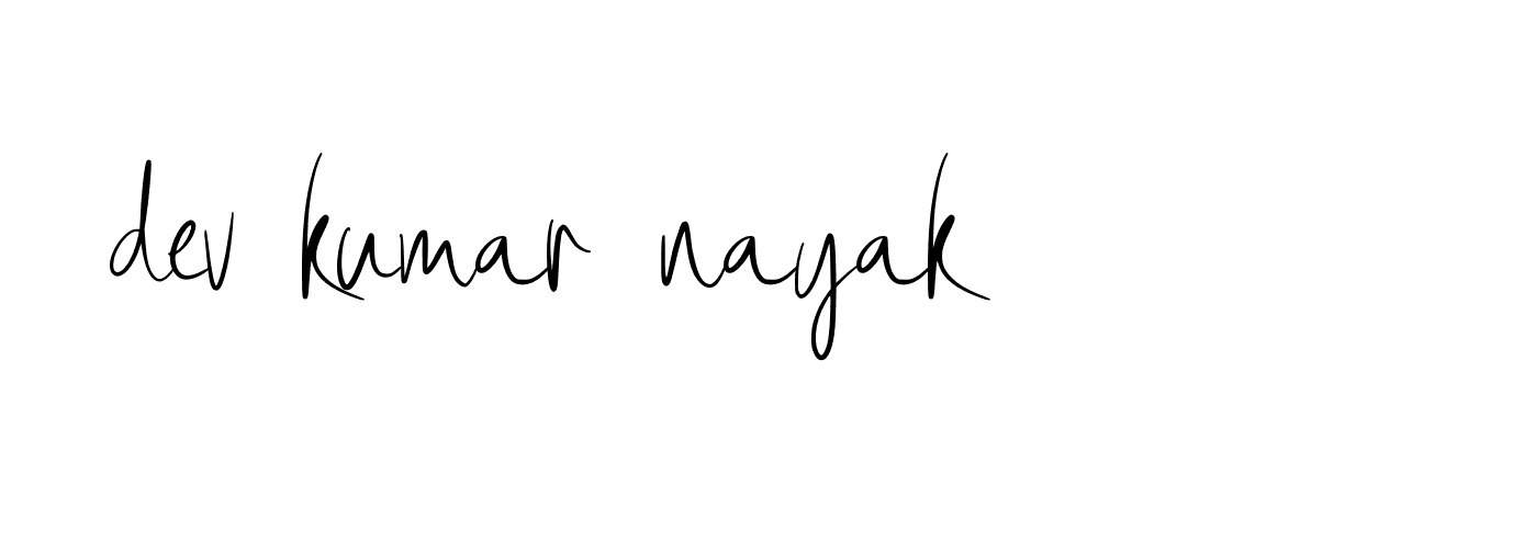 Signature of dev-kumar-nayak