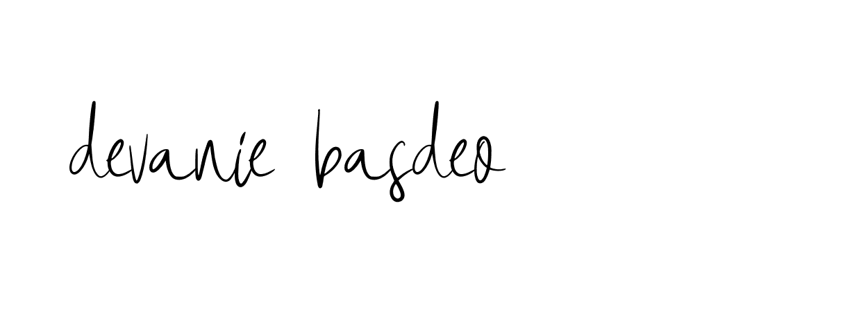 Signature of devanie-basdeo