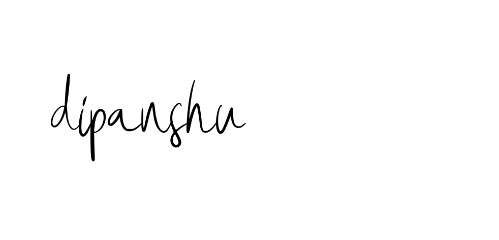 Signature of dipanshu